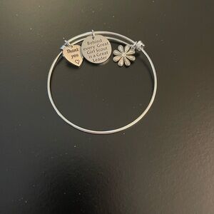 Girl Scout leader gift Silver tone costume  Charm Bracelet